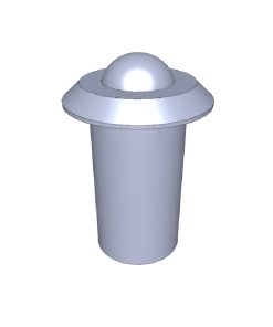 CL-2-PBPSN-1 Press-Fit Ball Plungers – Stainless Steel with Delrin® Ball